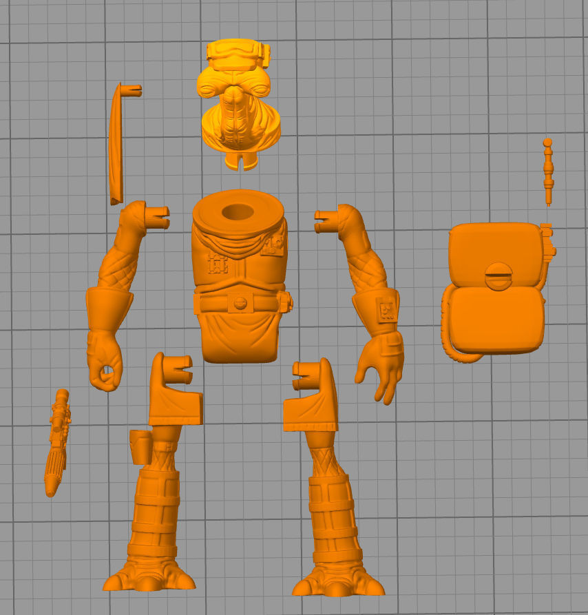 ithorian  HOTH soldier star wars 3 75 and 6 inch 3D print model_11