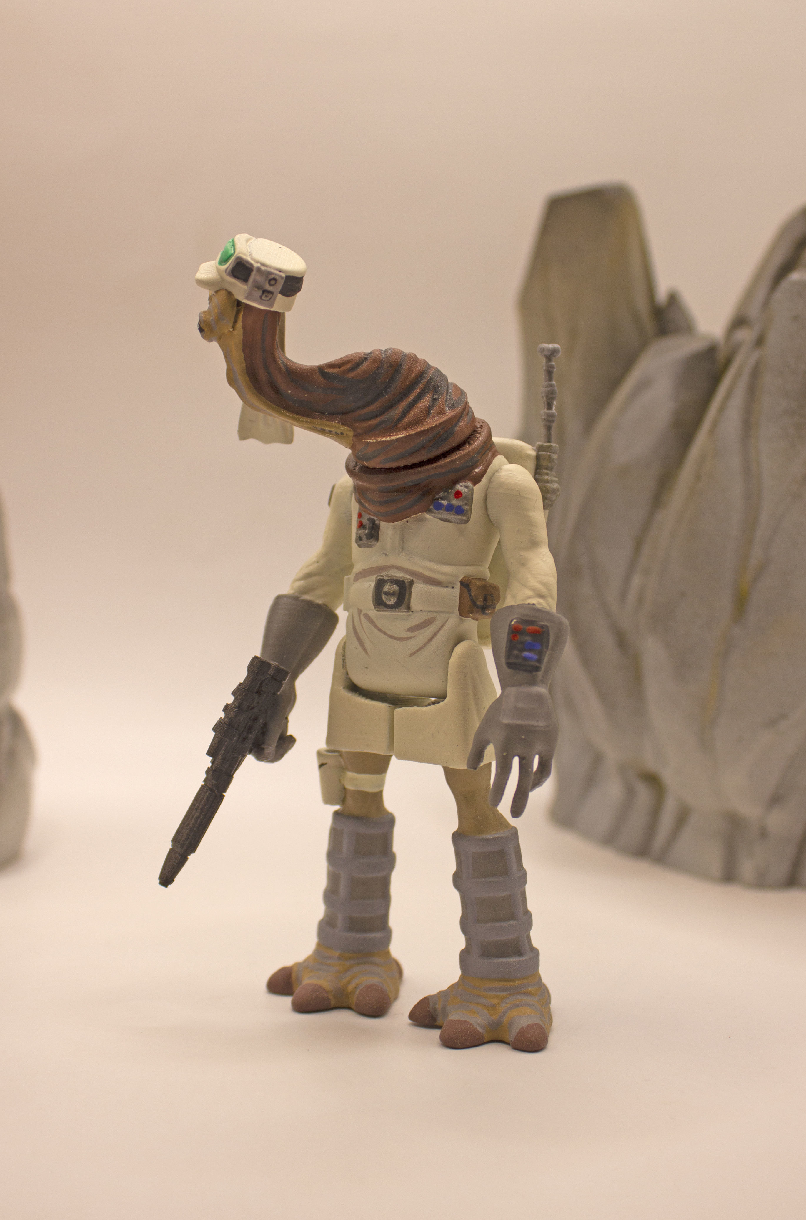 ithorian  HOTH soldier star wars 3 75 and 6 inch 3D print model_1