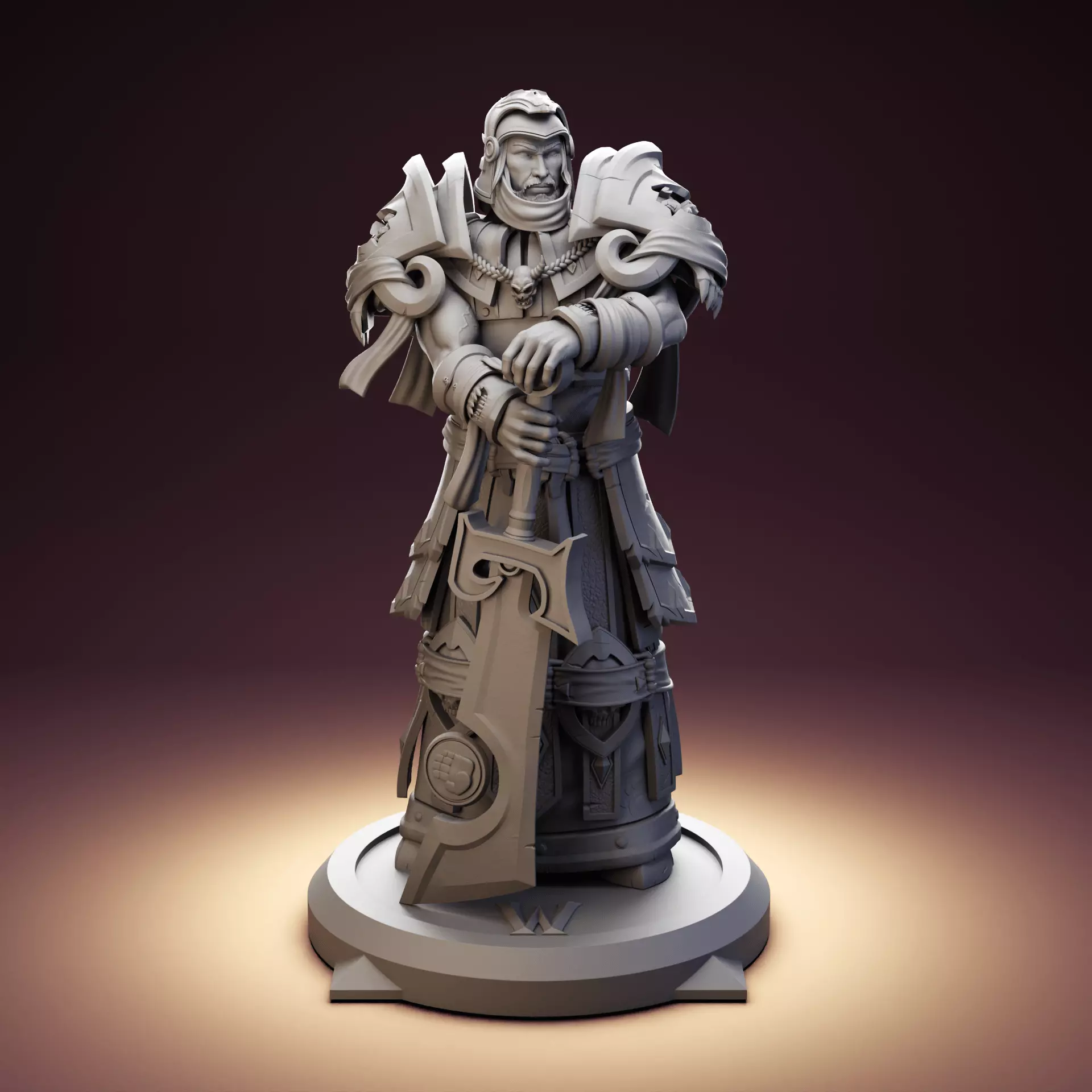 Highlord Tirion Fordring - World of Warcraft 3D print model_0