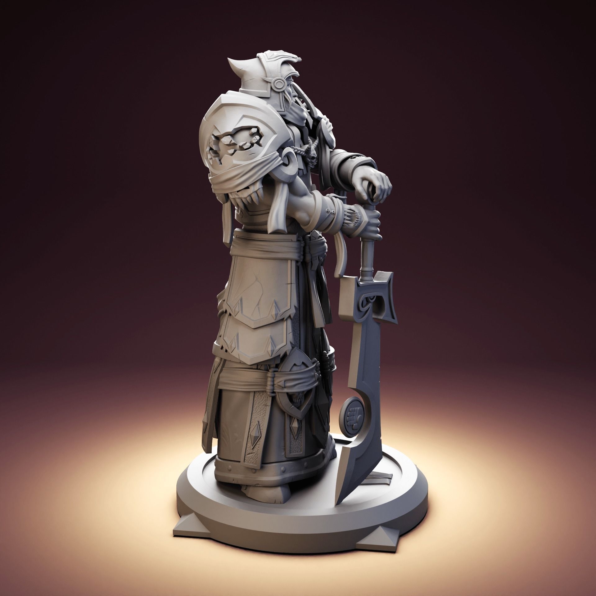 Highlord Tirion Fordring - World of Warcraft 3D print model_2