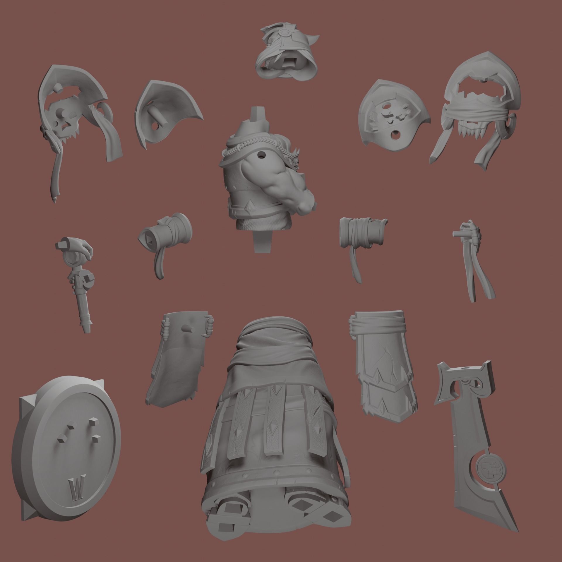 Highlord Tirion Fordring - World of Warcraft 3D print model_9