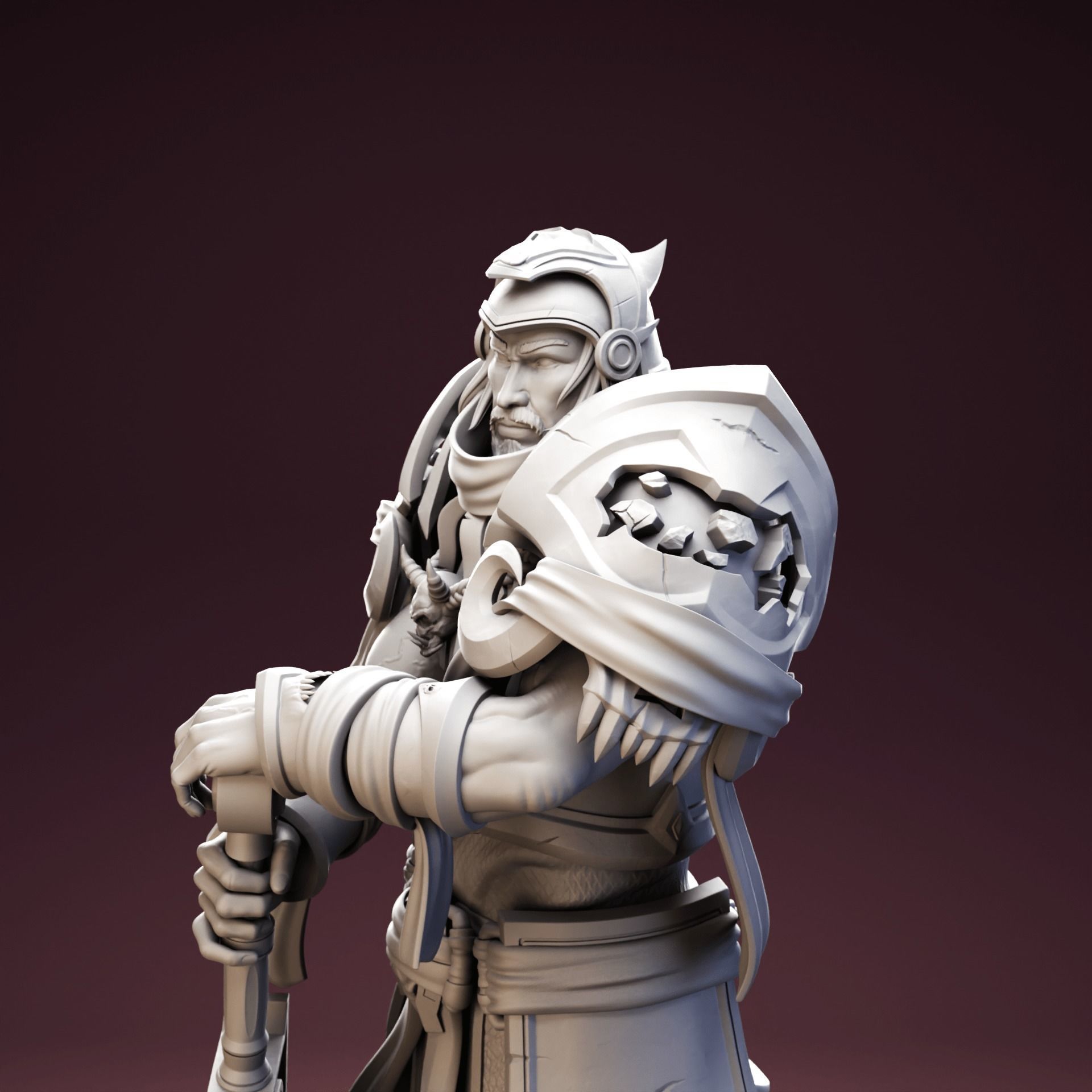 Highlord Tirion Fordring - World of Warcraft 3D print model_4
