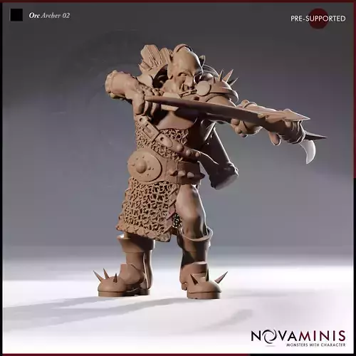 Orc Archer 02 3D print model
