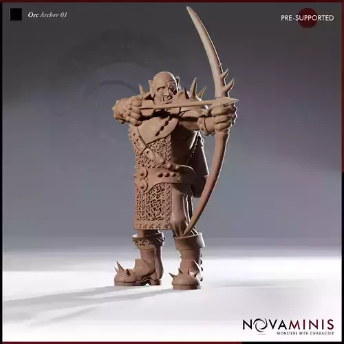 Orc Archer 01 3D print model