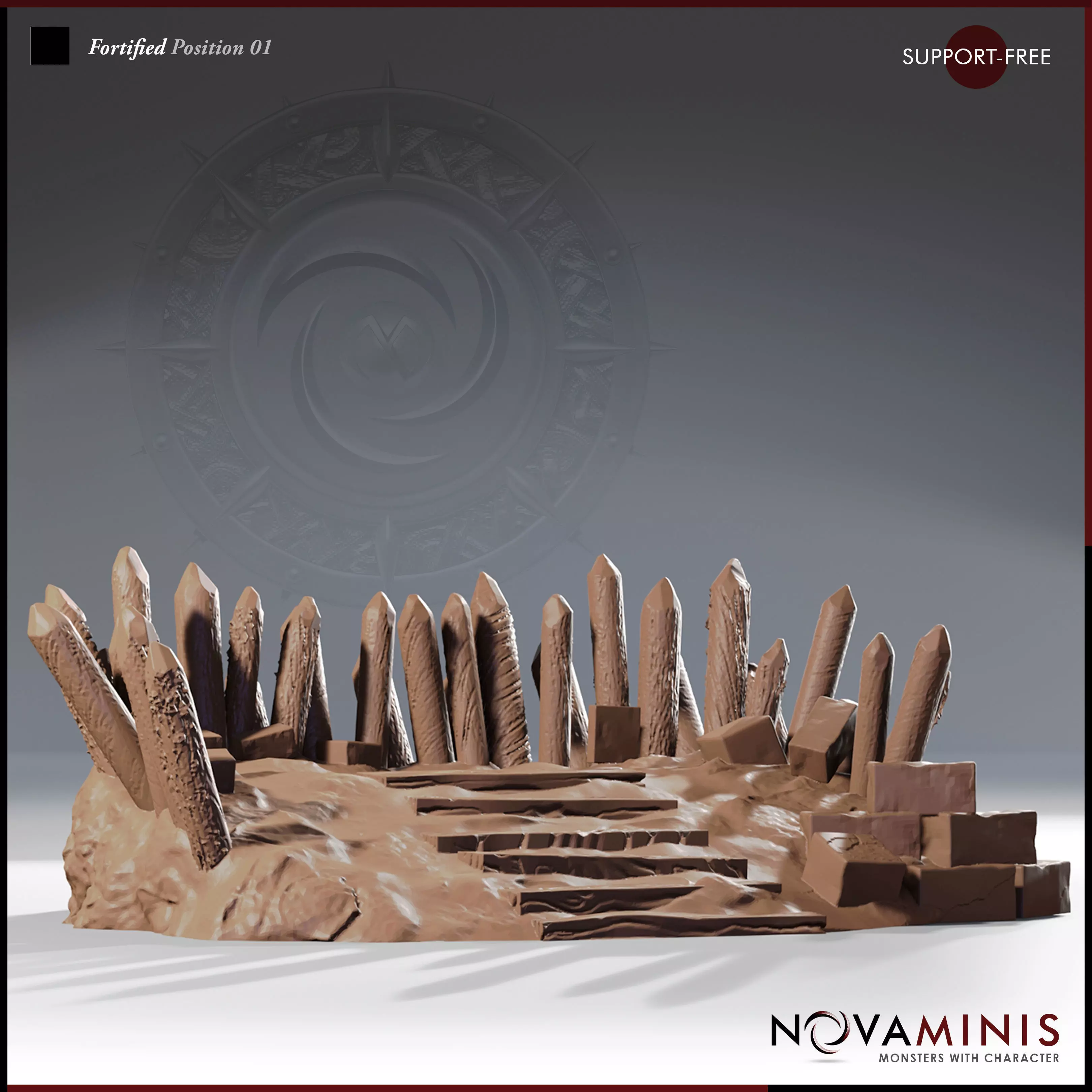 Fortified Position 01 3D print model_0