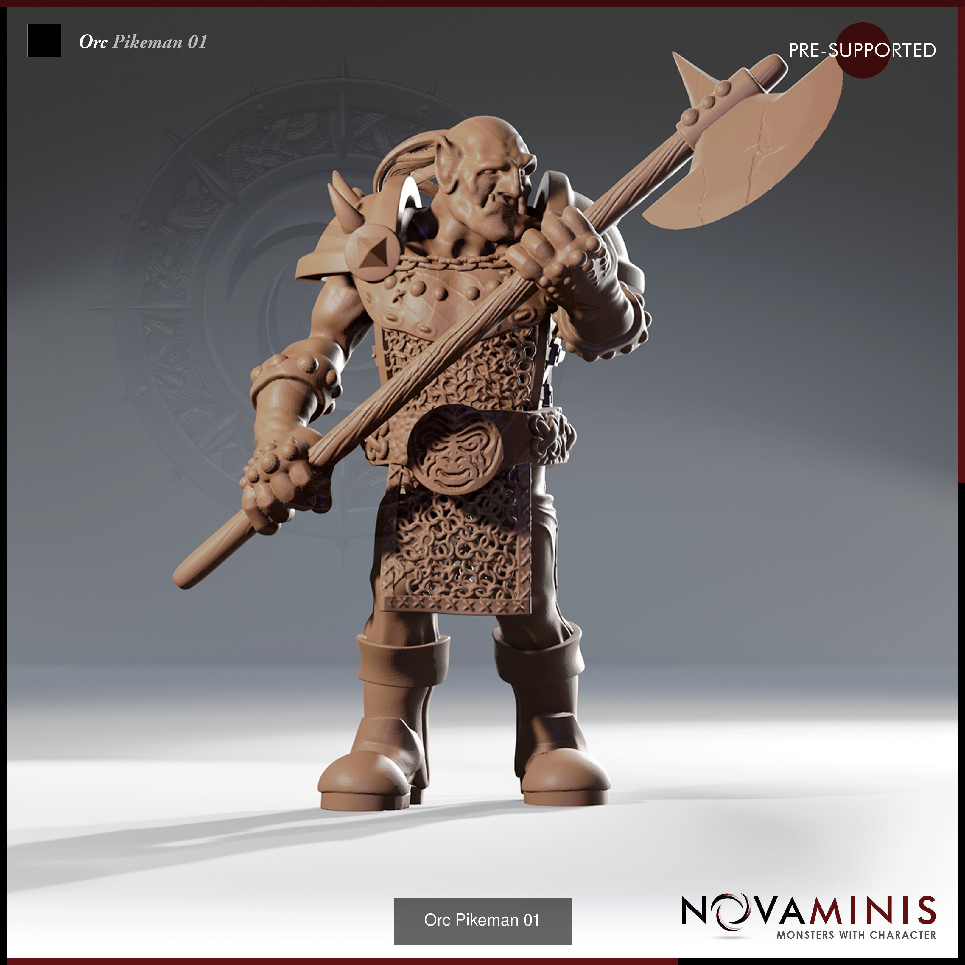 Orc Heavy Sentry Squad - The Iron Path 3D Model Collection_15