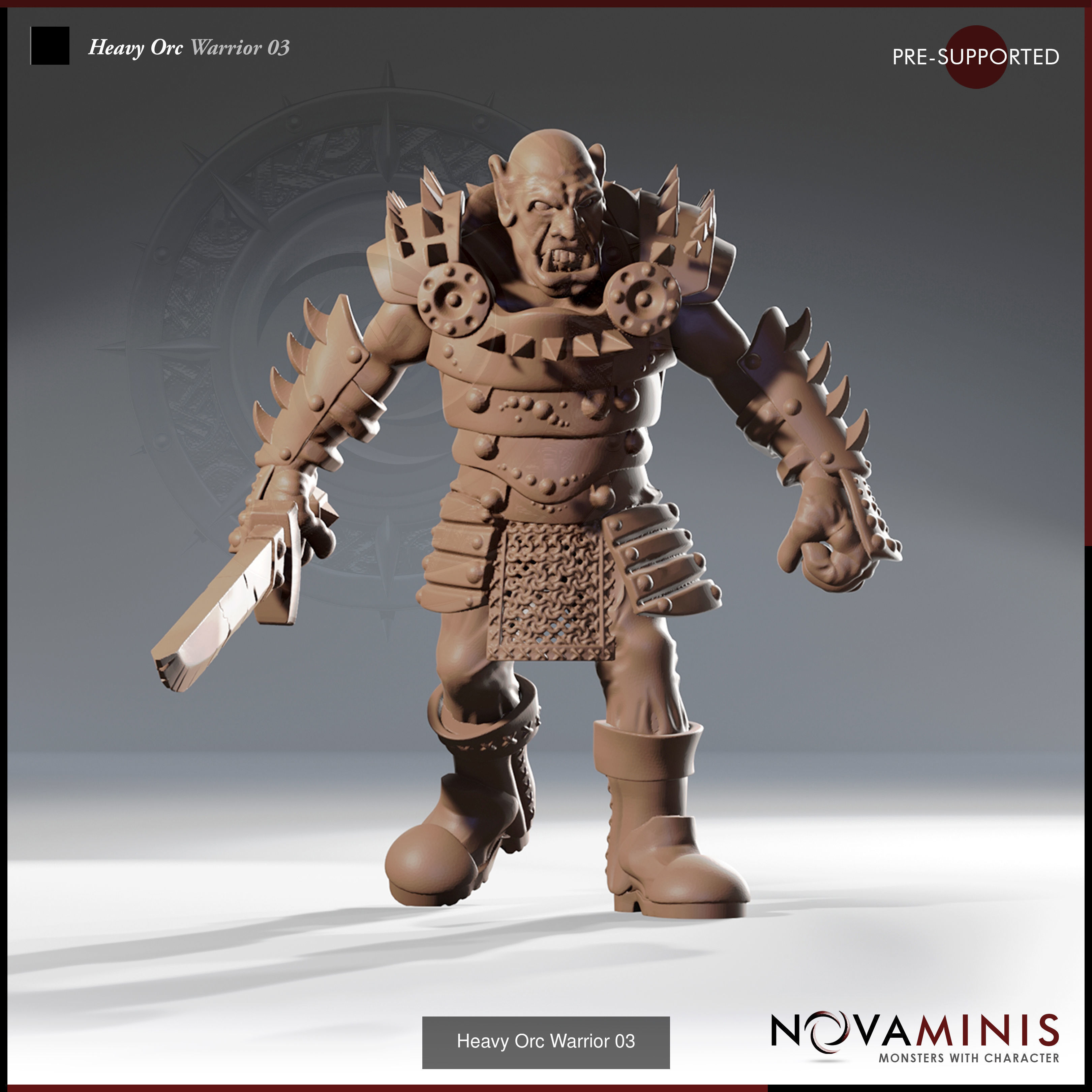 Orc Heavy Sentry Squad - The Iron Path 3D Model Collection_21