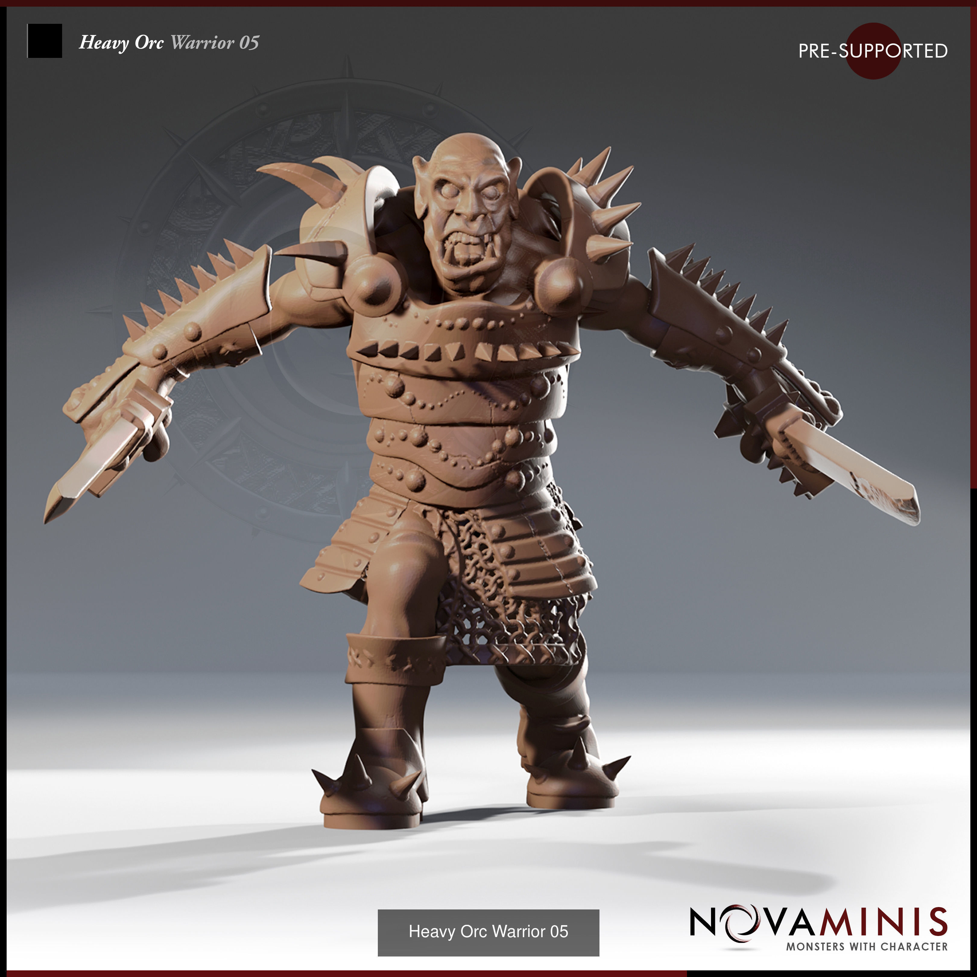 Orc Heavy Sentry Squad - The Iron Path 3D Model Collection_19