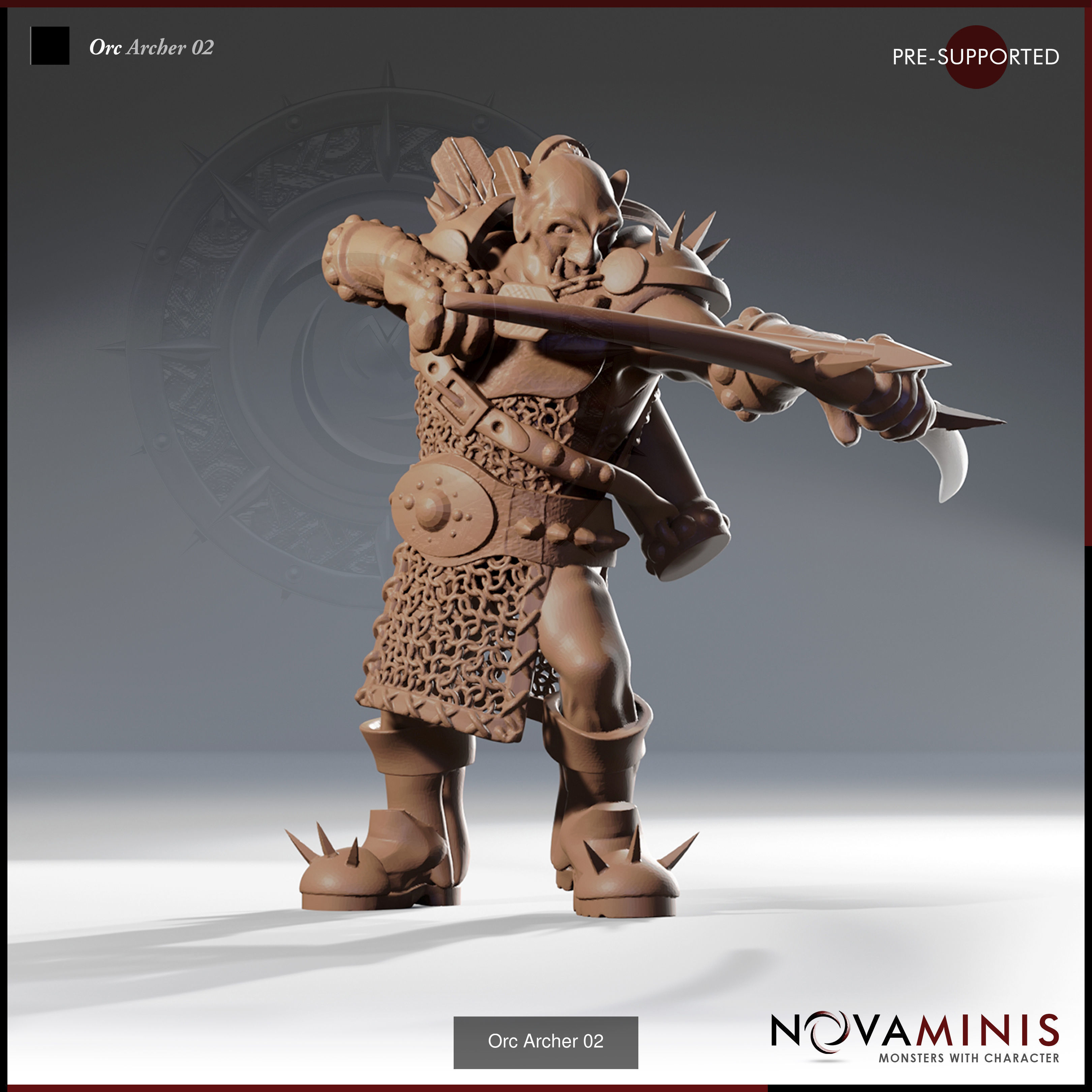 Orc Heavy Sentry Squad - The Iron Path 3D Model Collection_17