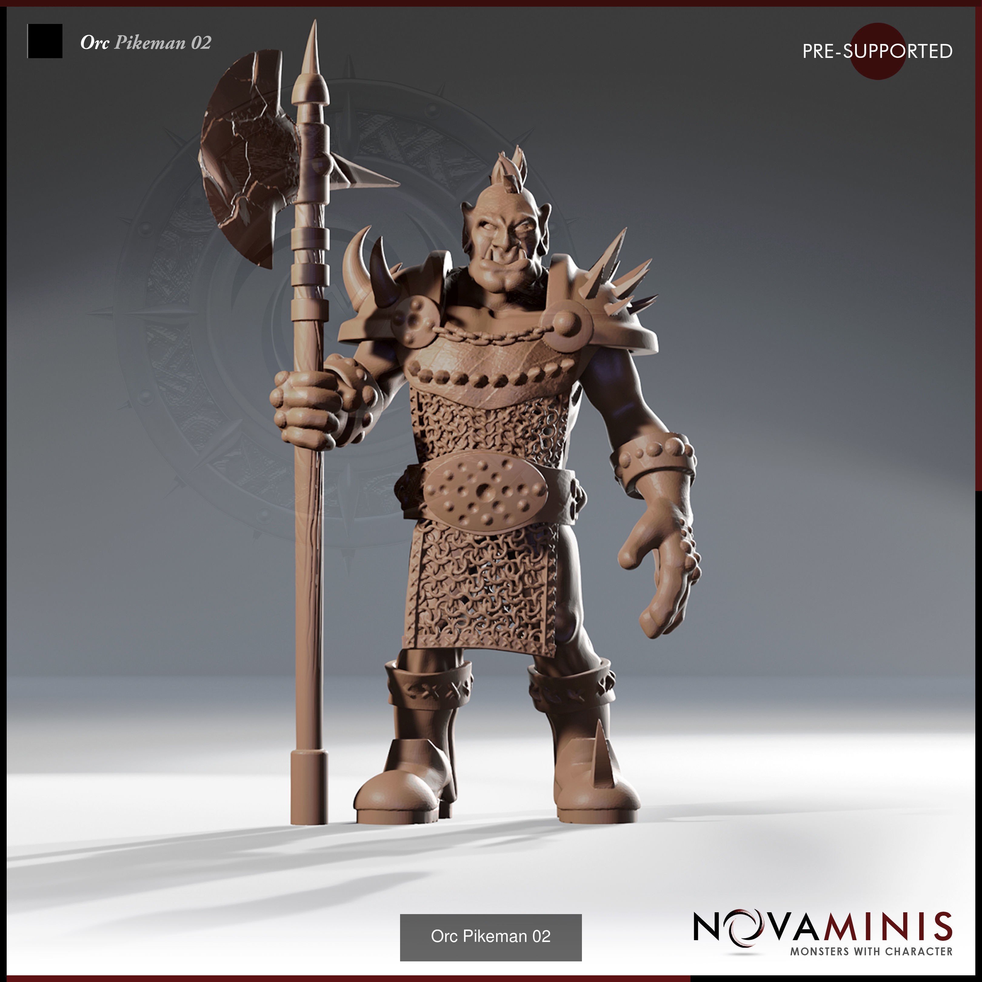 Orc Heavy Sentry Squad - The Iron Path 3D Model Collection_14