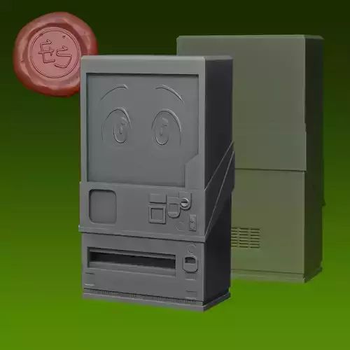 Boxxo - Reborn as a Vending Machine - 32mm Miniature 3D print model