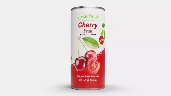 Cherry Juice Drink 3D model