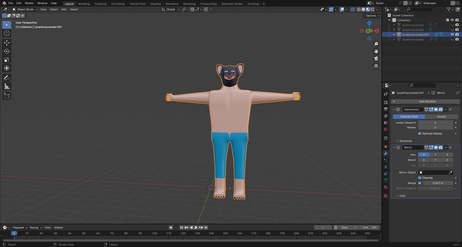 lycantropo 3D print model_4