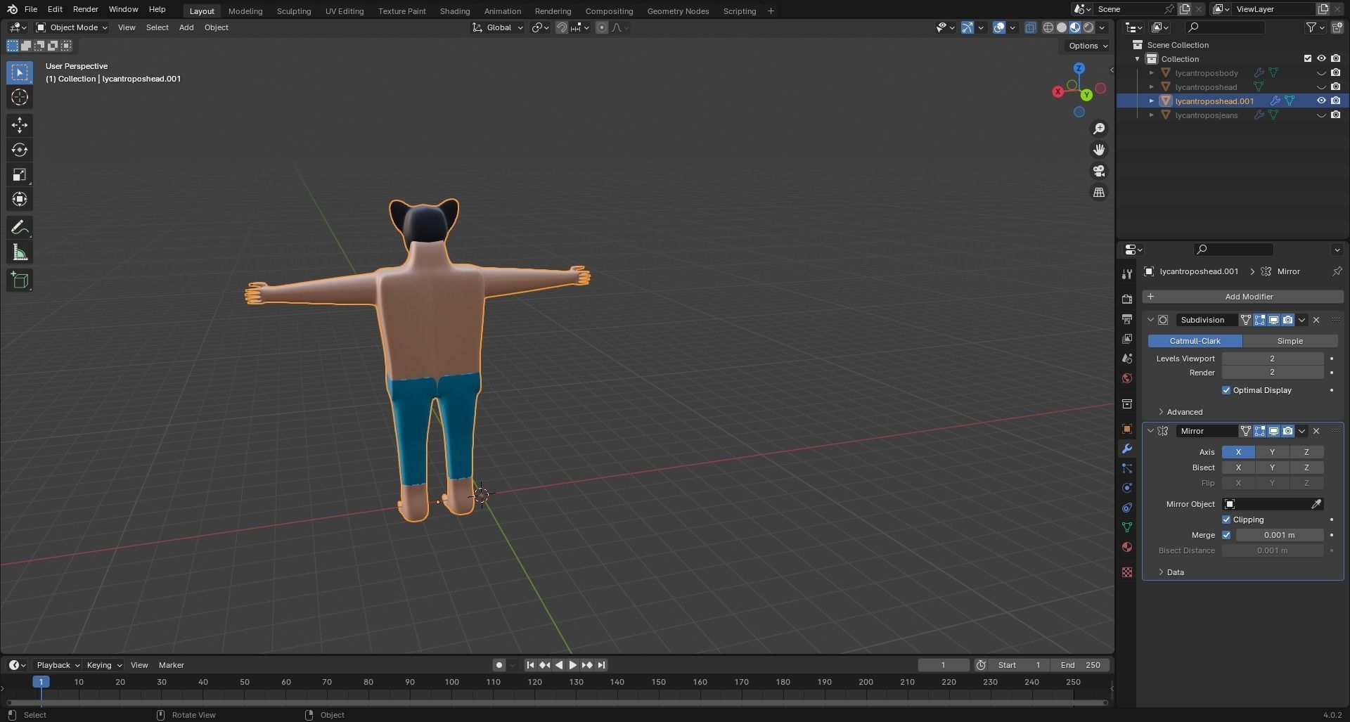 lycantropo 3D print model_2