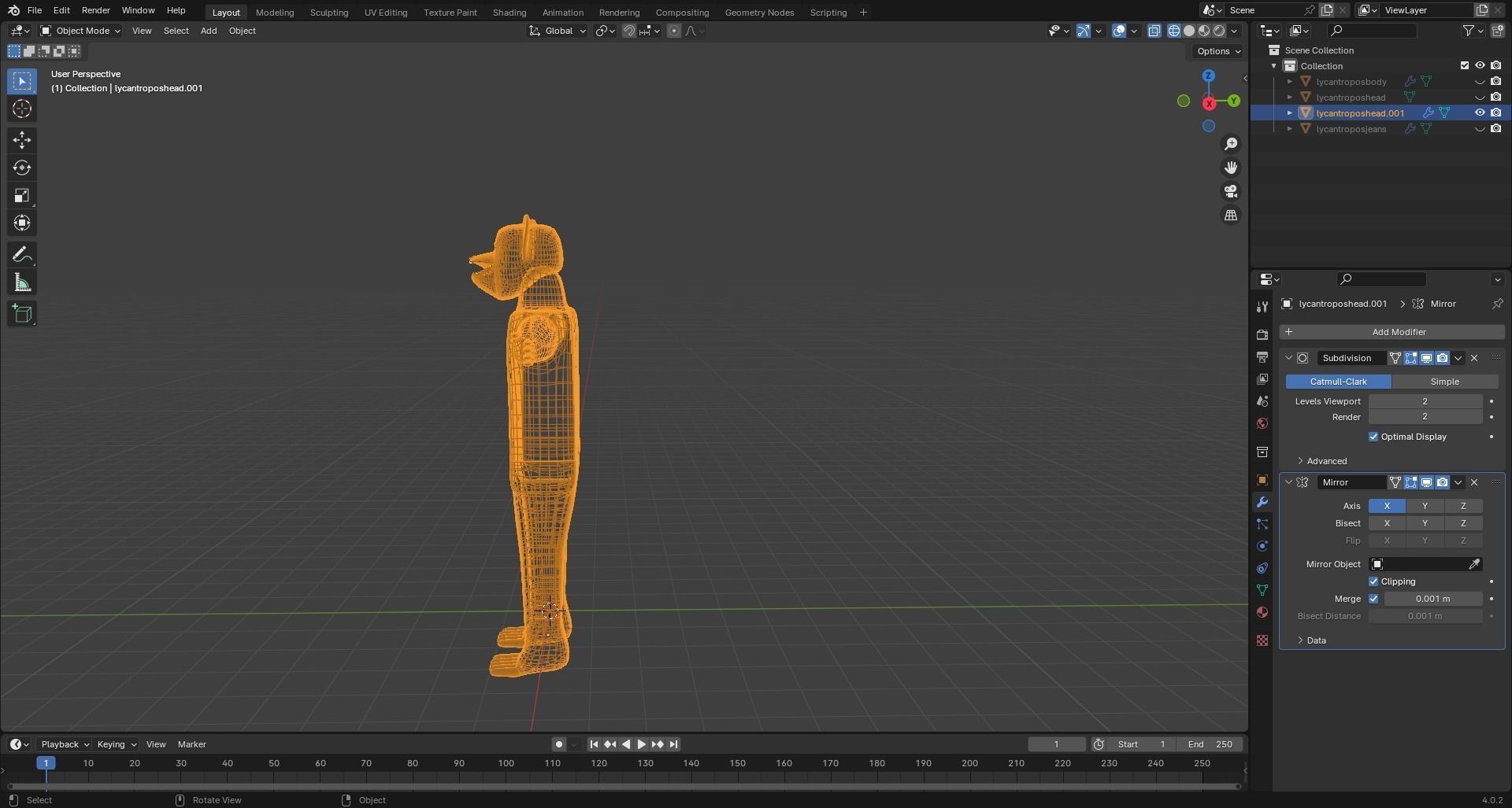 lycantropo 3D print model_1