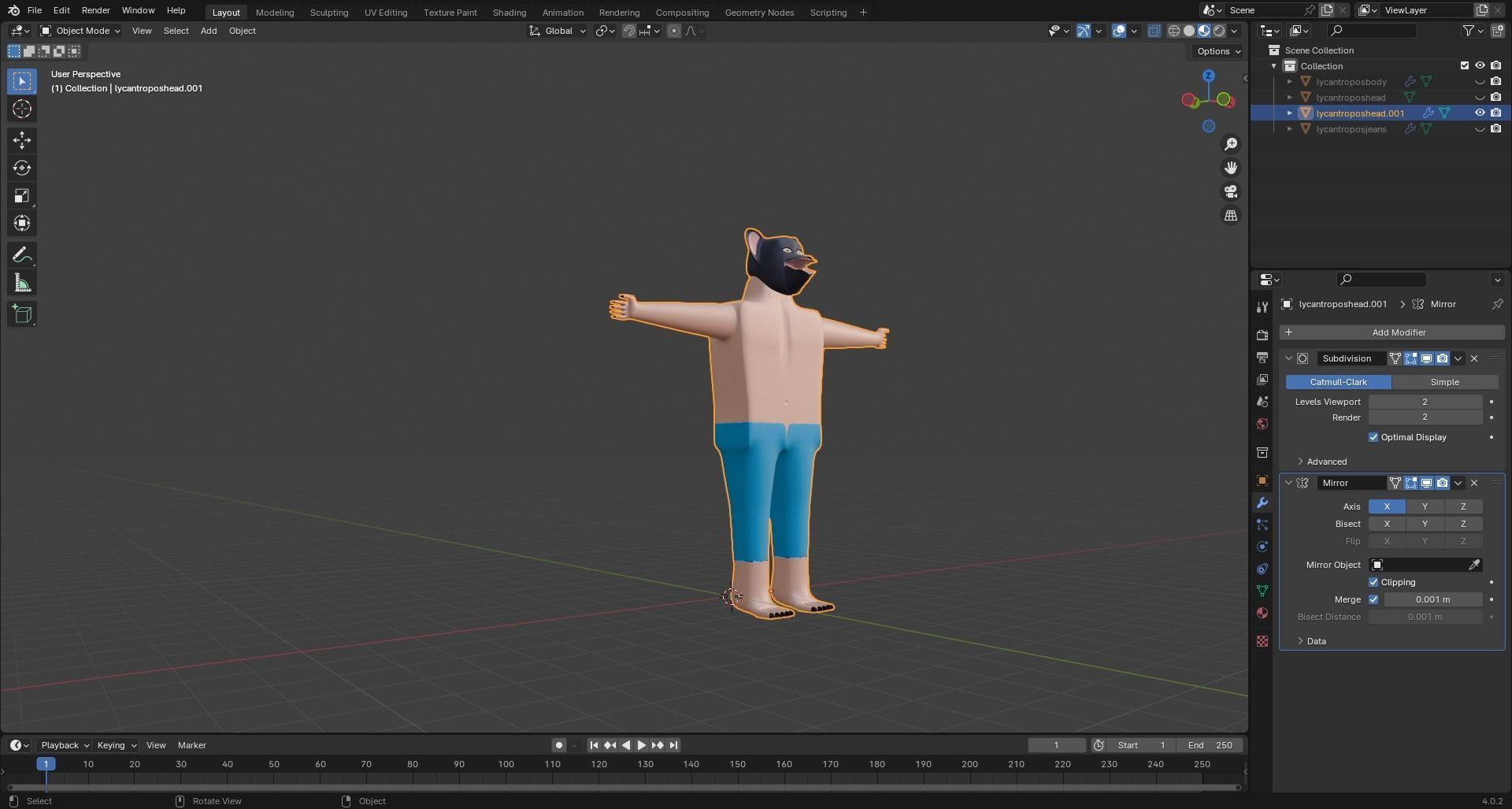 lycantropo 3D print model_3