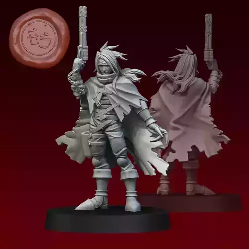 Vincent Valentine - FFVII - 32mm Miniature