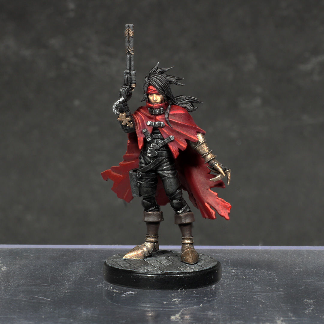Vincent Valentine - FFVII - 32mm Miniature 3D print model_1