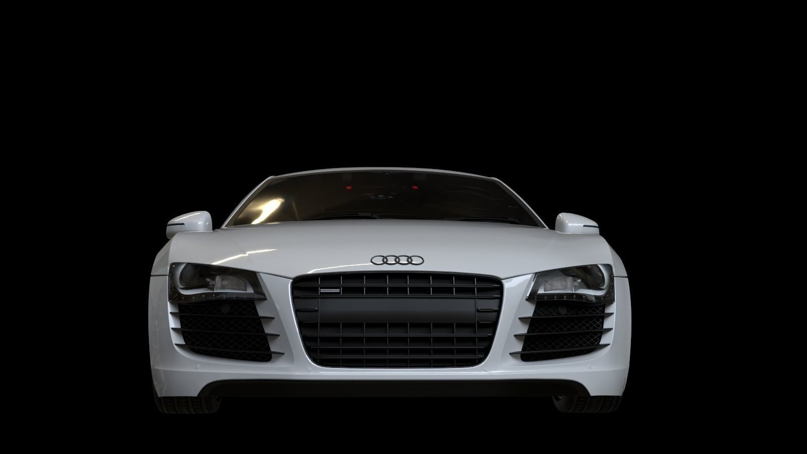 2008 Audi R8 FSI quattro Low-poly 3D model_13