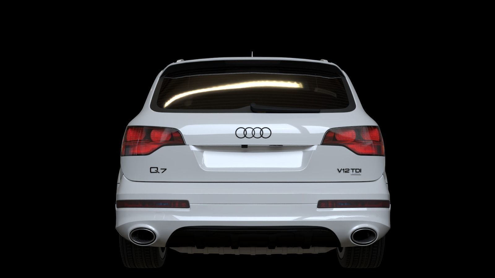 2009 Audi Q7 V12 TDI Low-poly 3D model_16