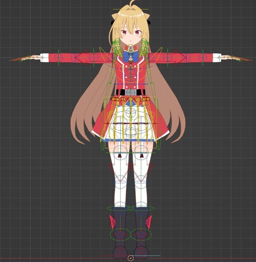 Komari Low-poly 3D model_7