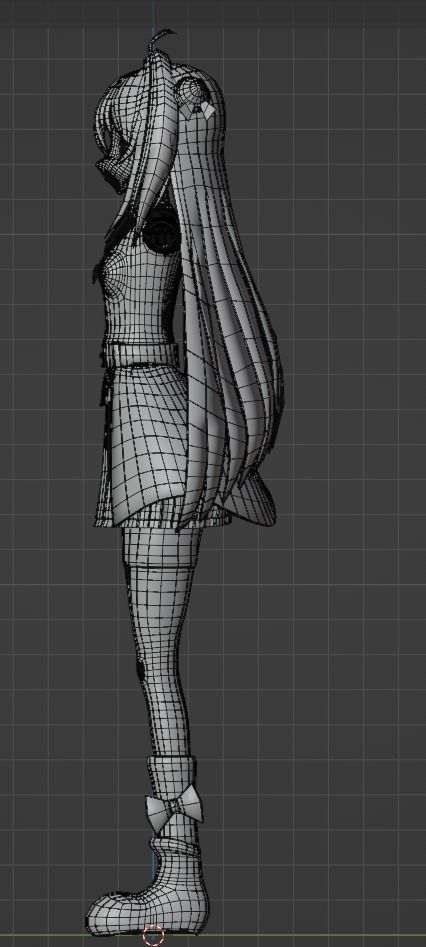 Komari Low-poly 3D model_9