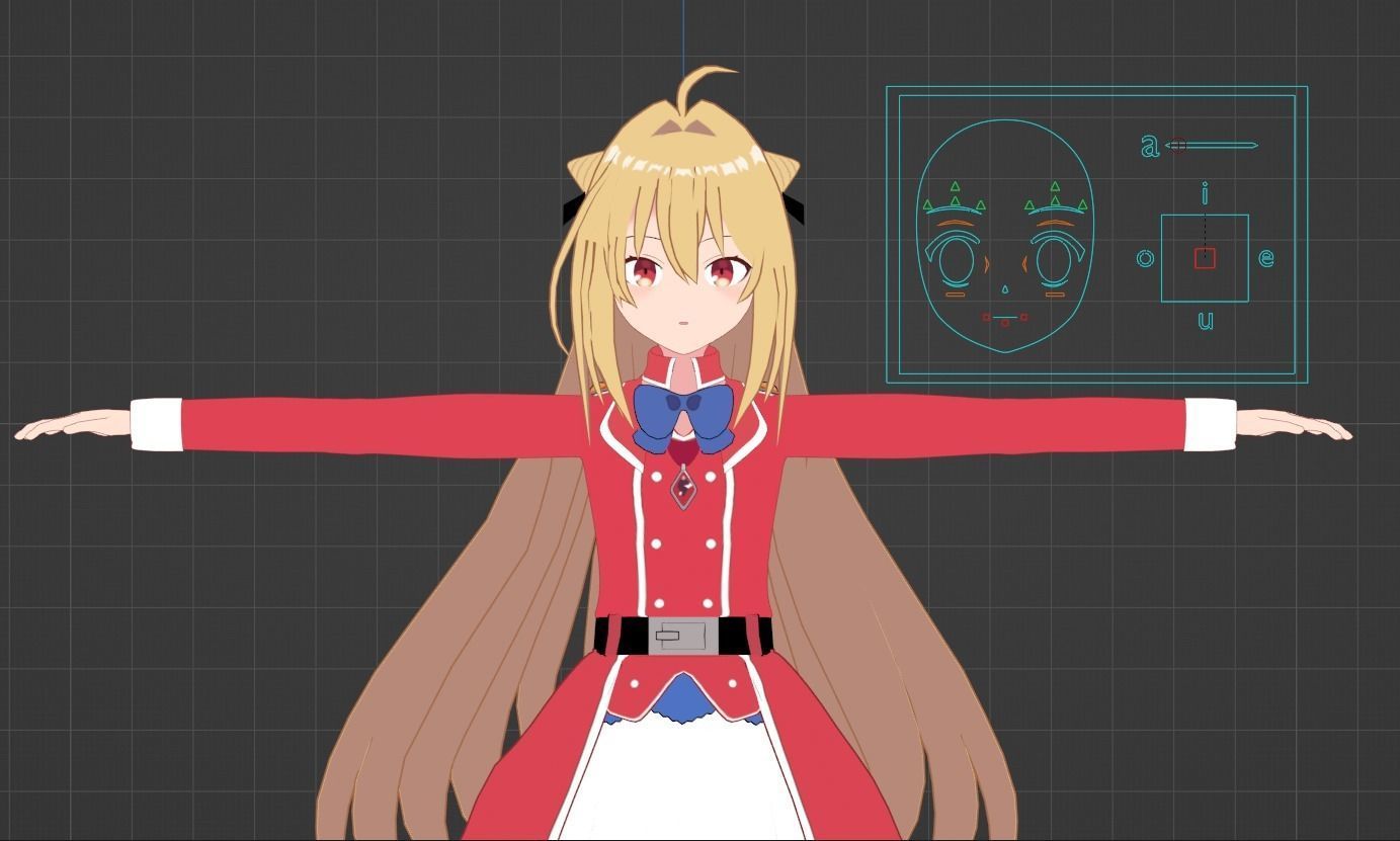 Komari Low-poly 3D model_6