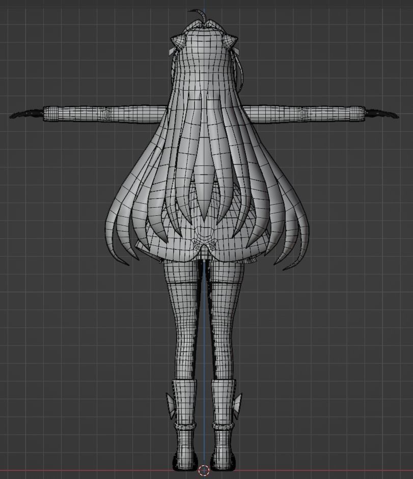 Komari Low-poly 3D model_10