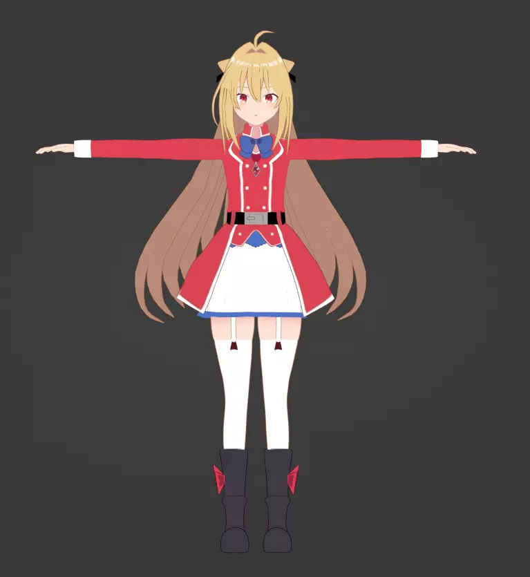 Komari Low-poly 3D model_0