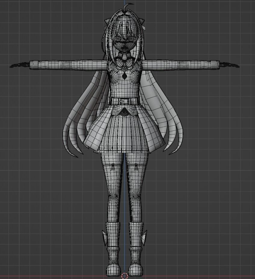 Komari Low-poly 3D model_8
