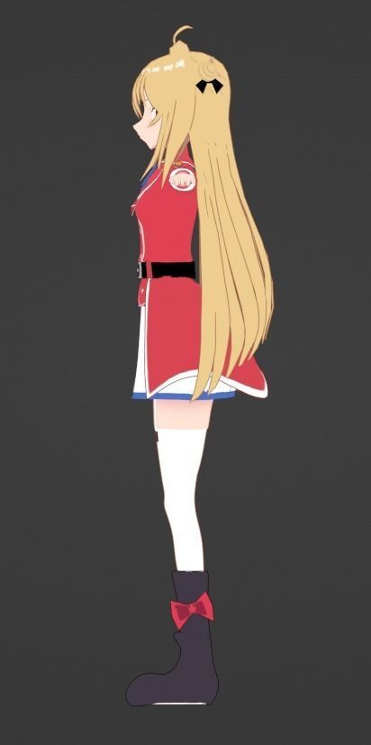 Komari Low-poly 3D model_1