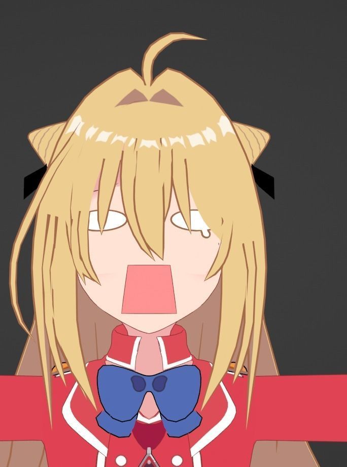 Komari Low-poly 3D model_5