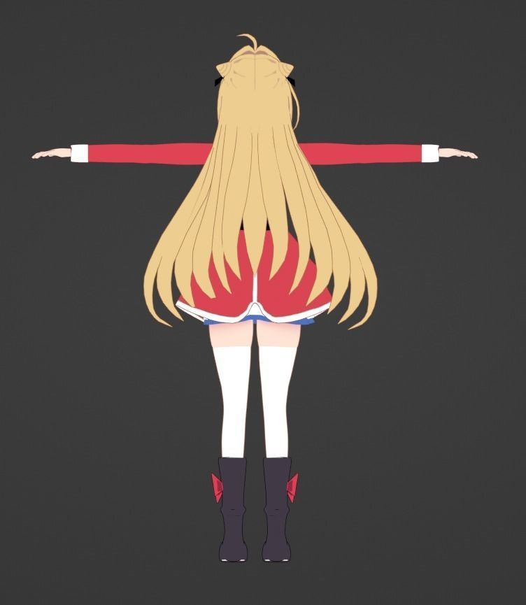 Komari Low-poly 3D model_2