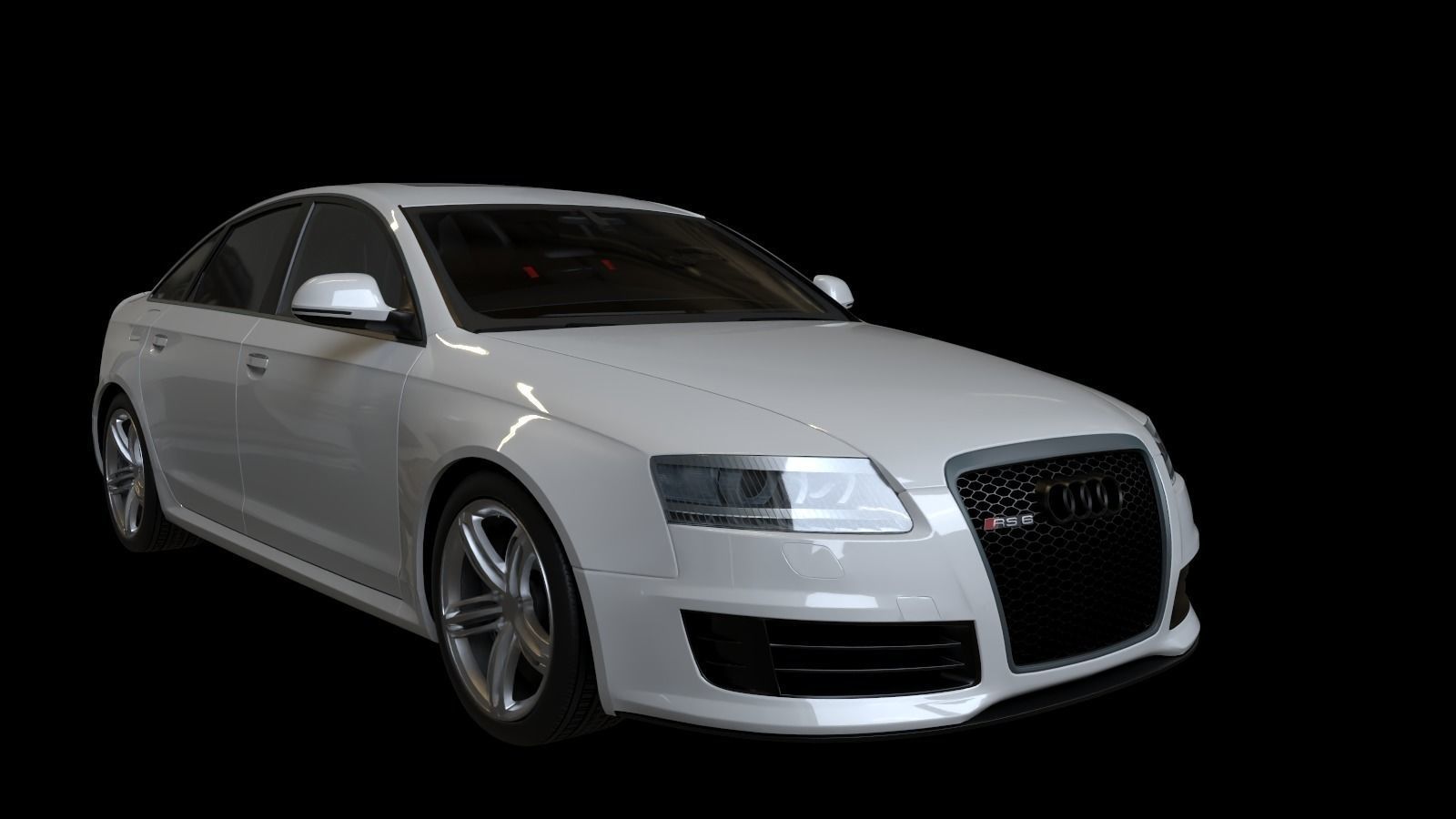  2009 Audi RS6 Low-poly 3D model_19