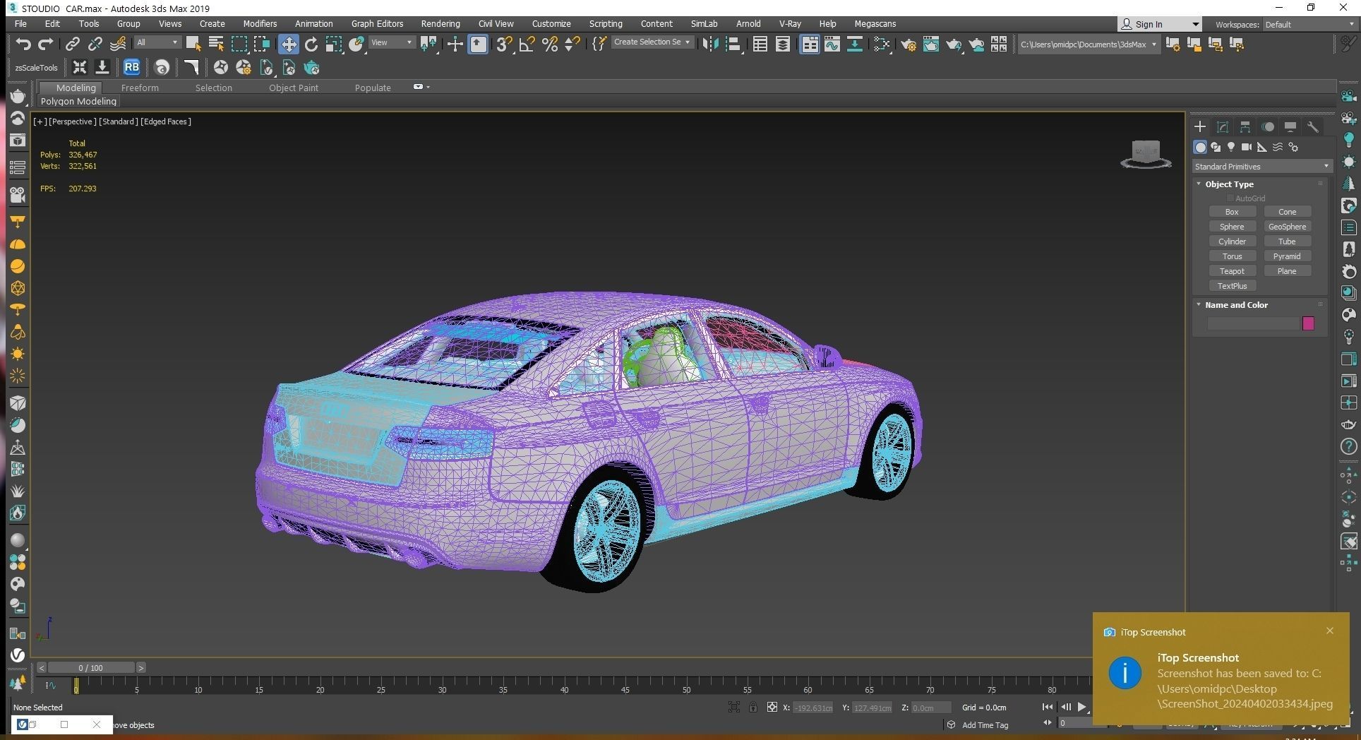  2009 Audi RS6 Low-poly 3D model_22