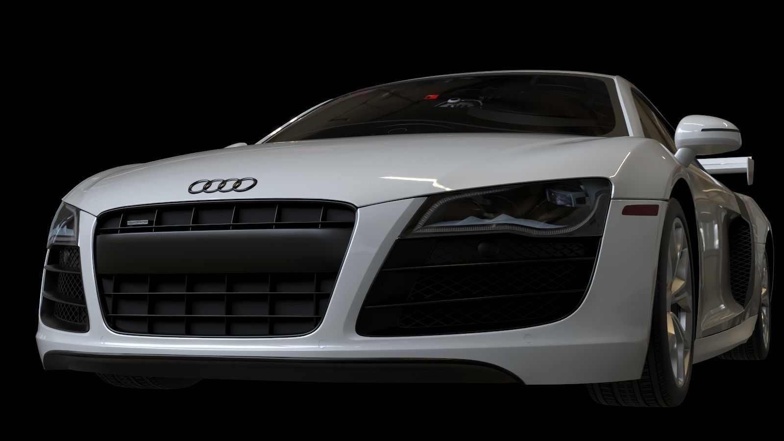 2010 Audi R8  FSI quattro Low-poly 3D model_17