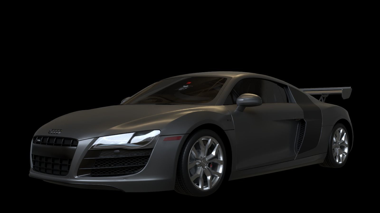 2010 Audi R8  FSI quattro Low-poly 3D model_10