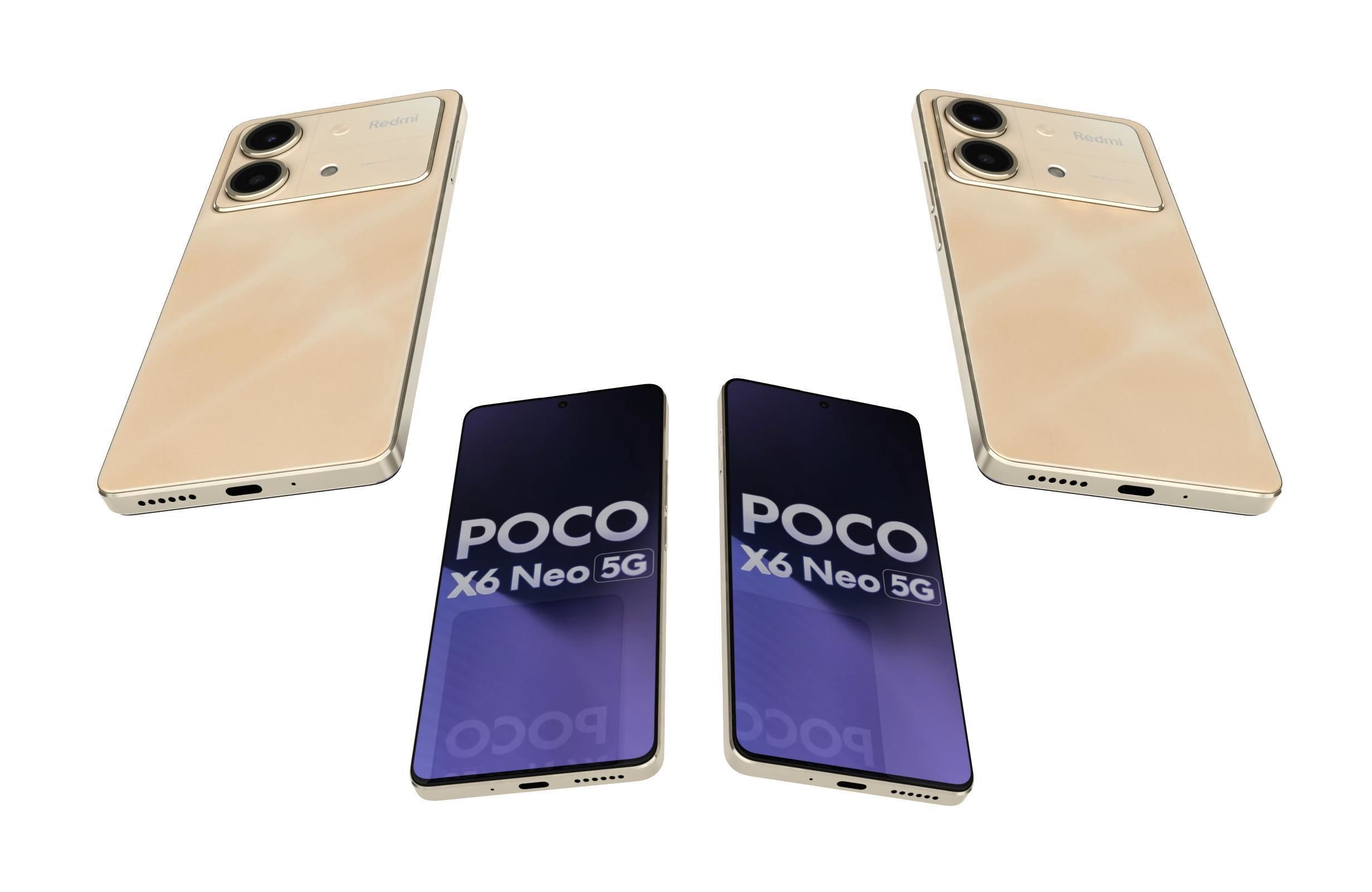 Xiaomi Poco X6 Neo All Colors 3D model_19