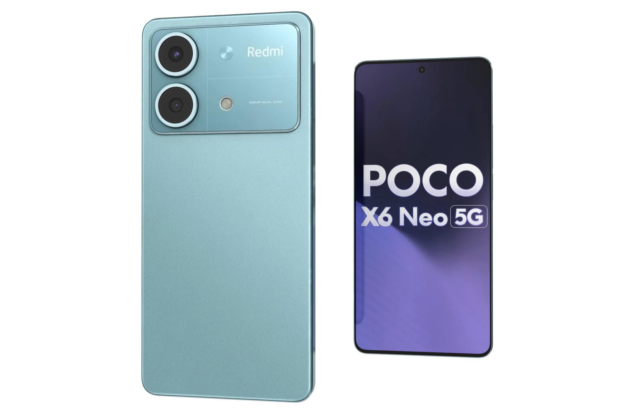 Xiaomi Poco X6 Neo All Colors 3D model_22