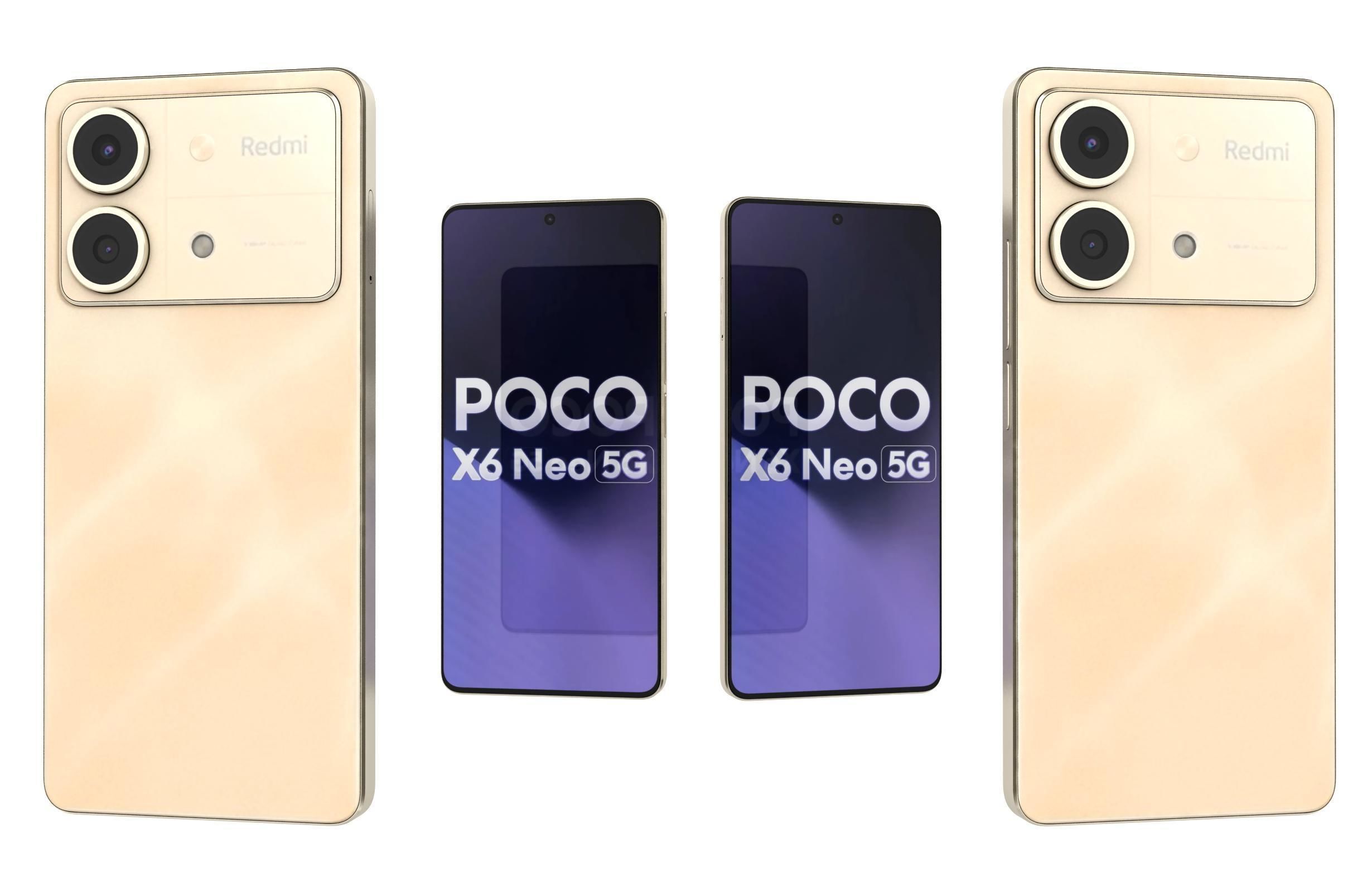Xiaomi Poco X6 Neo All Colors 3D model_15