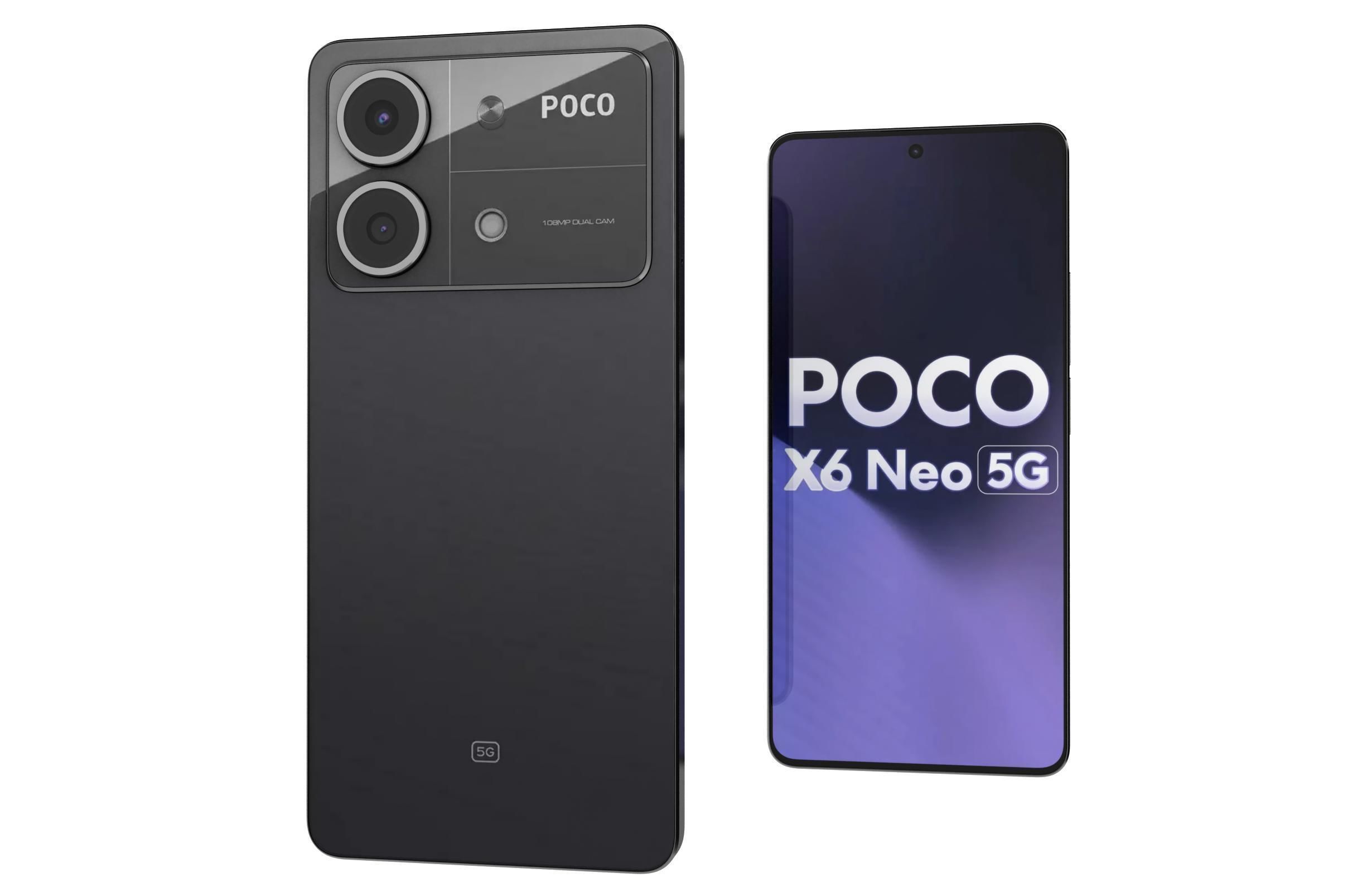Xiaomi Poco X6 Neo All Colors 3D model_25