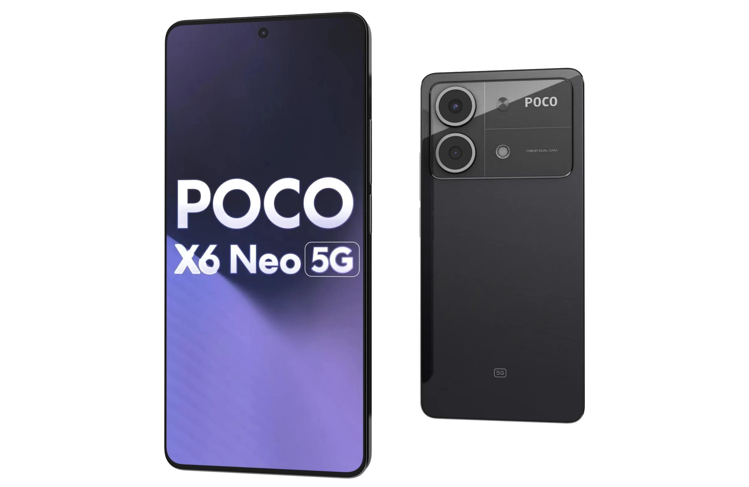 Xiaomi Poco X6 Neo All Colors 3D model_23