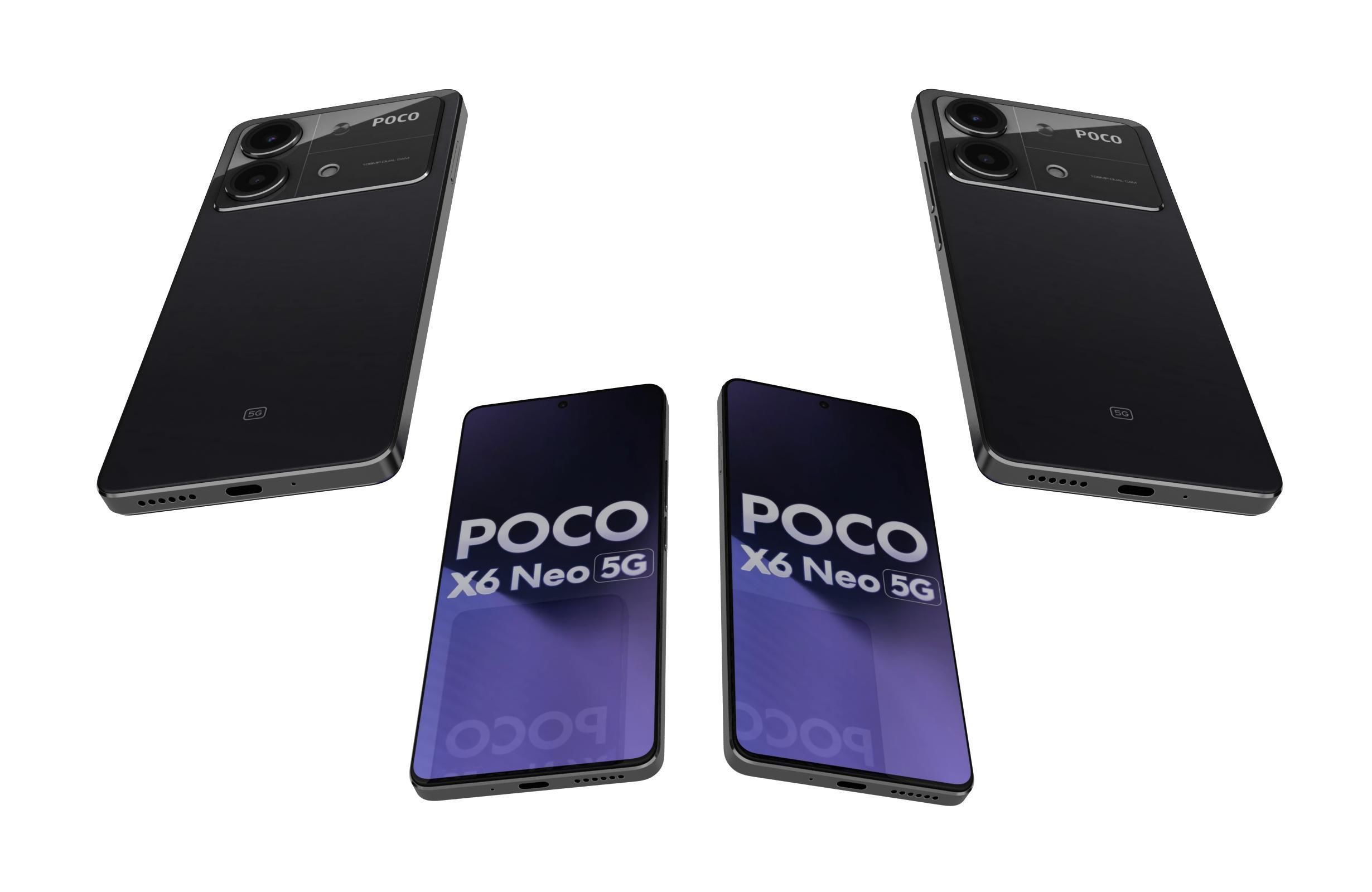 Xiaomi Poco X6 Neo All Colors 3D model_20