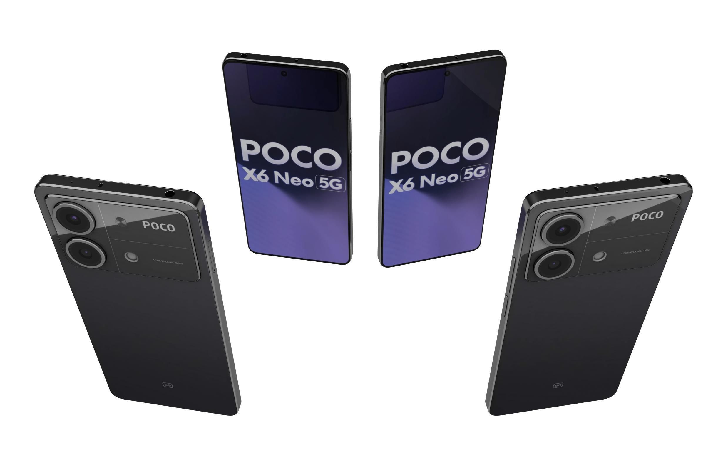 Xiaomi Poco X6 Neo All Colors 3D model_18