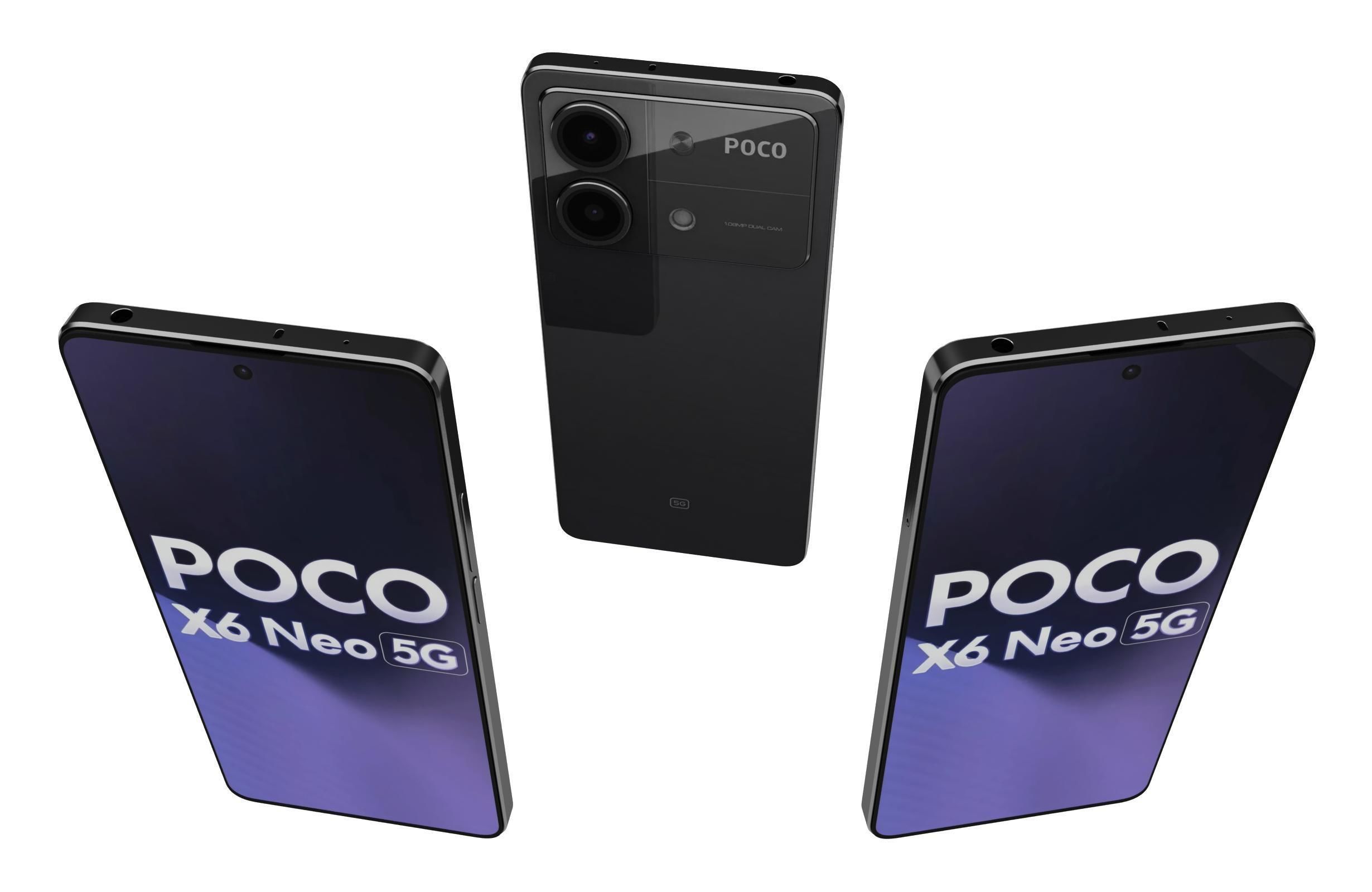 Xiaomi Poco X6 Neo All Colors 3D model_14