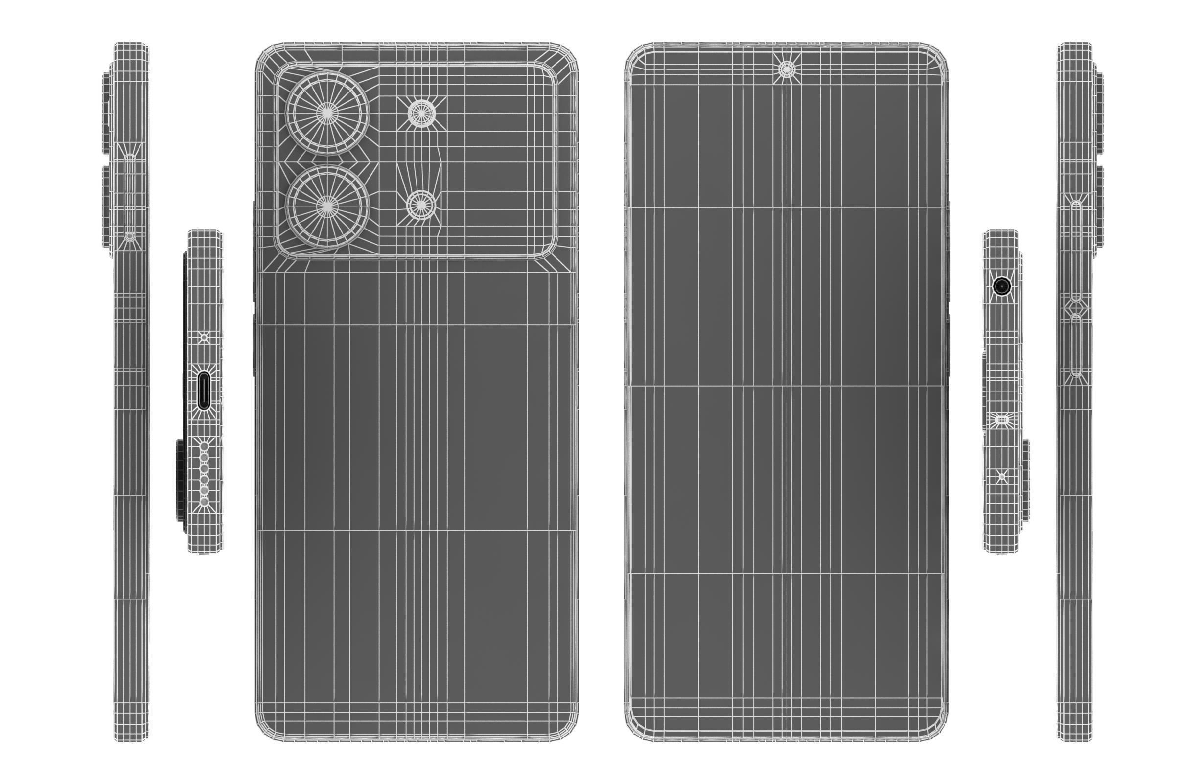 Xiaomi Poco X6 Neo All Colors 3D model_32