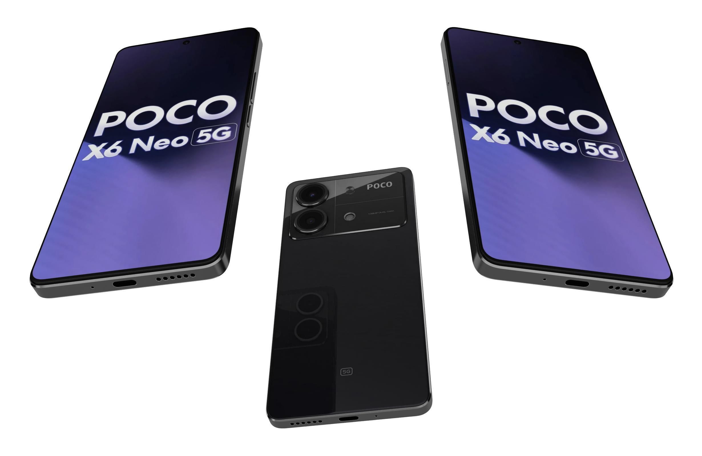 Xiaomi Poco X6 Neo All Colors 3D model_12