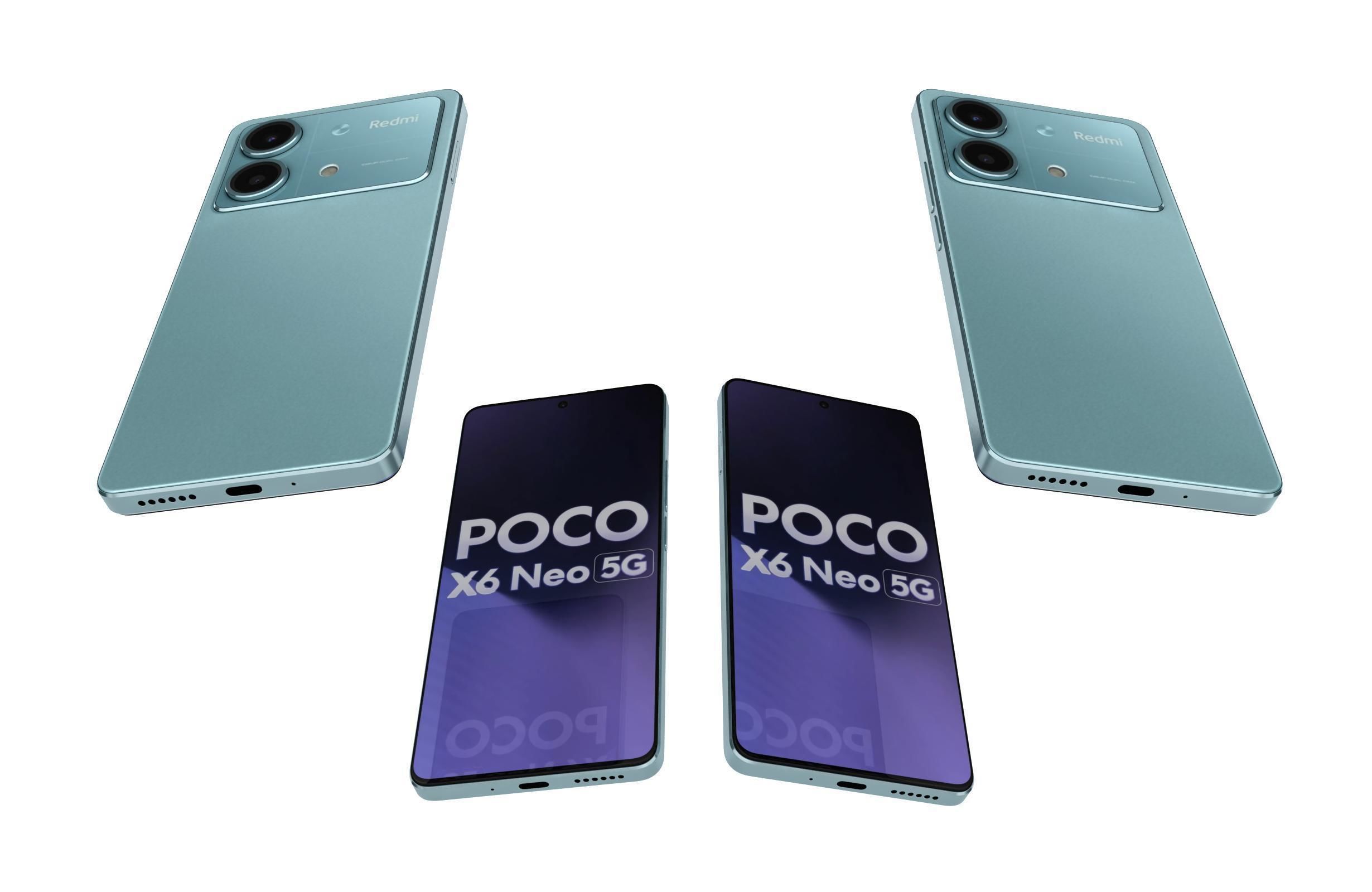 Xiaomi Poco X6 Neo All Colors 3D model_27