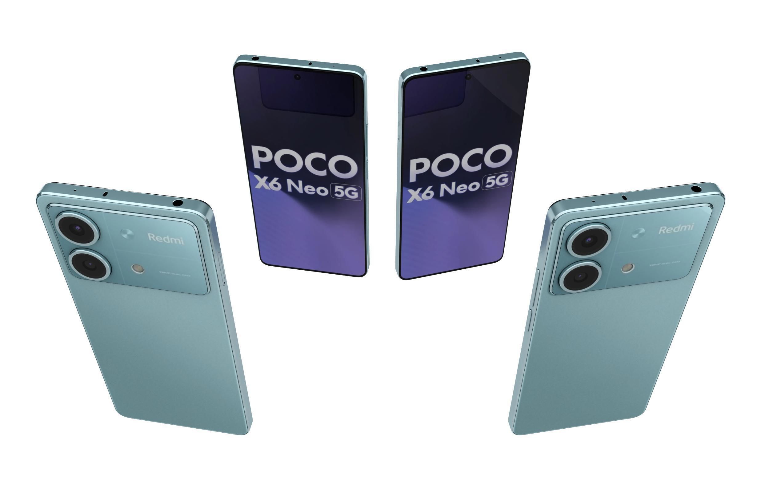 Xiaomi Poco X6 Neo All Colors 3D model_29