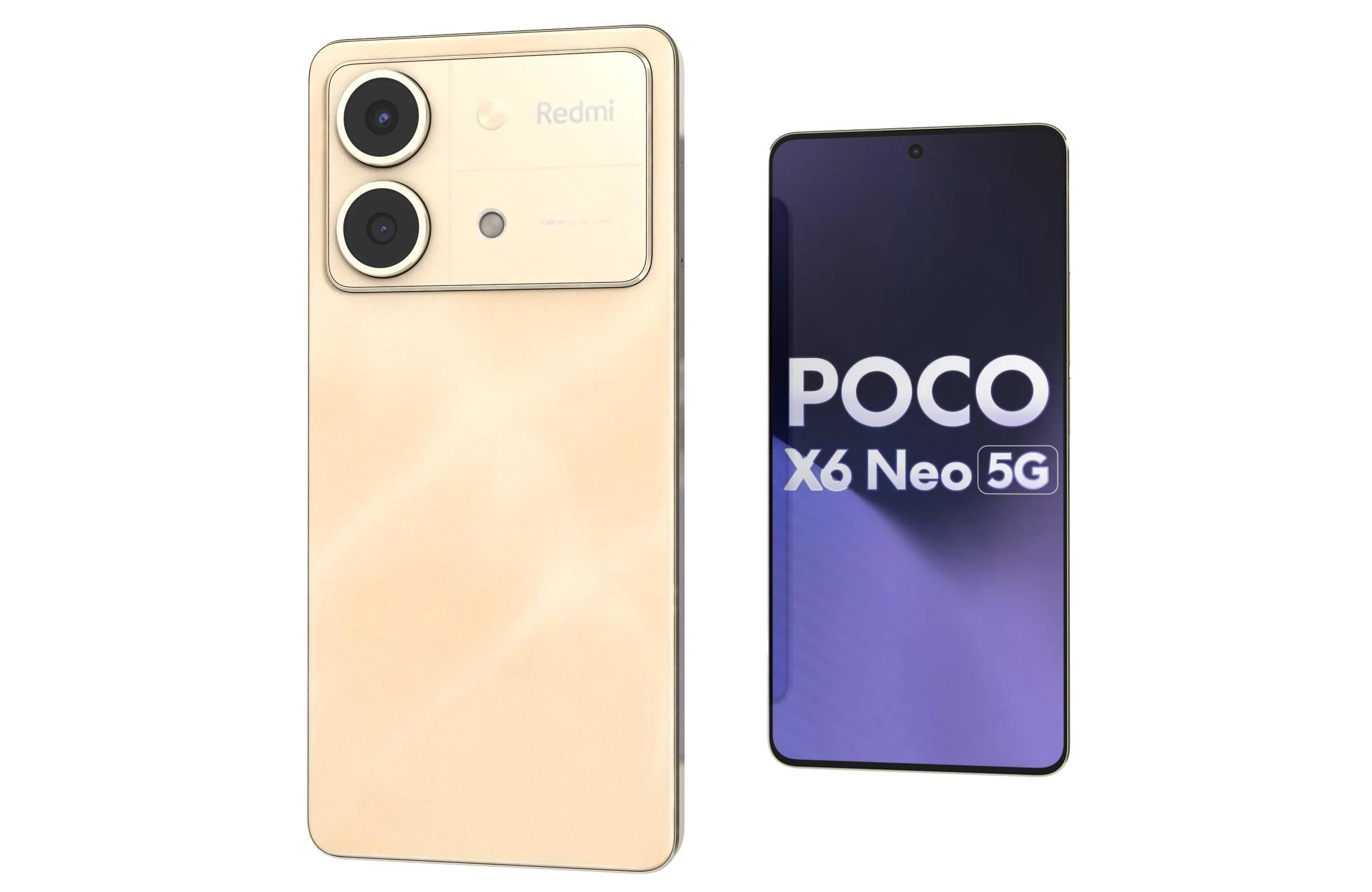 Xiaomi Poco X6 Neo All Colors 3D model_24